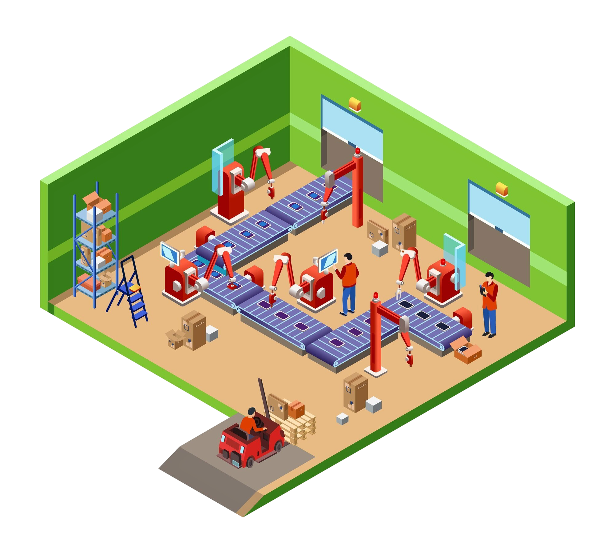 isometric-automatic-assembly-factory-robotic-line-cross-section-concept